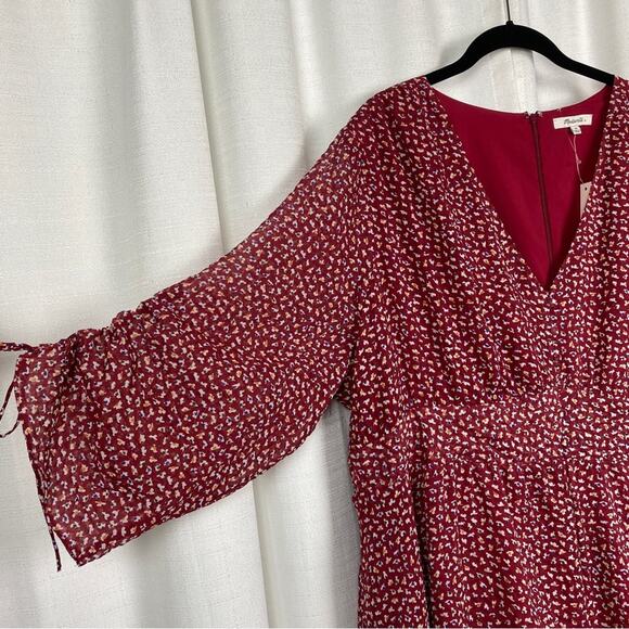 Madewell Starviolet Mini Dress Ditsy Floral Sz.24W NWT - Picture 10 of 16